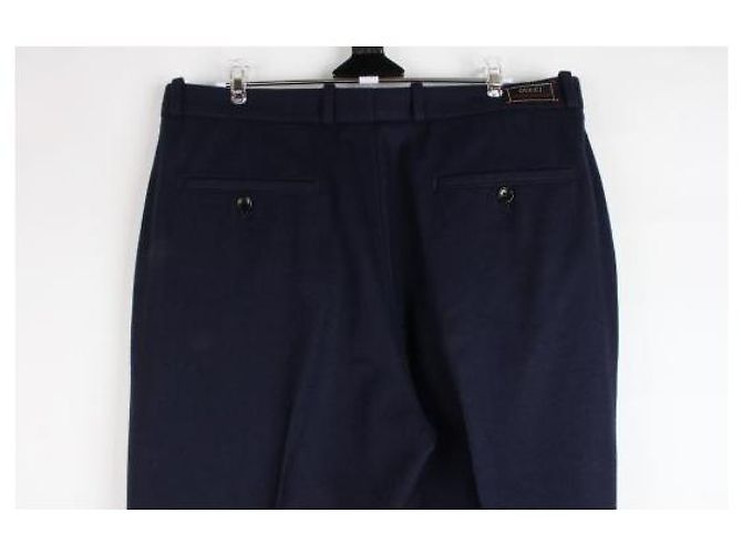 Gucci Classic Backpatch Wool Men's Slacks Pants - view 4