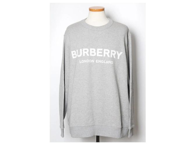 Burberry Logo Sweatshirt Grau - Ansicht 9