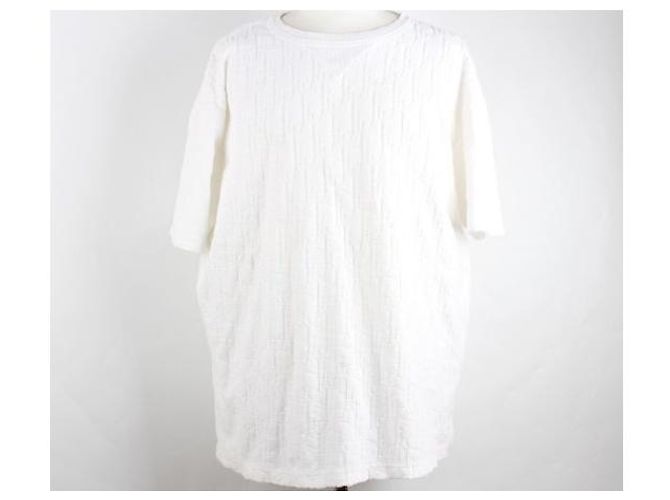 Dior Oblique Terry Cotton Kurzarmshirt Weiß - Ansicht 2