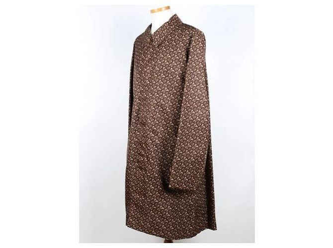Cappotto Burberry Monogram Stripe Marrone - vista 2