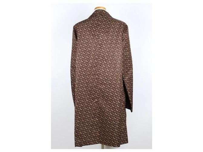 Cappotto Burberry Monogram Stripe Marrone - vista 4