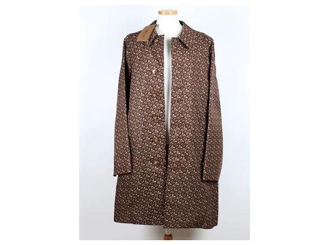 Cappotto Burberry Monogram Stripe Marrone - vista 7