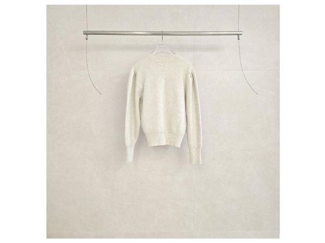 Isabel Marant Strickoberteil Creme - Ansicht 3