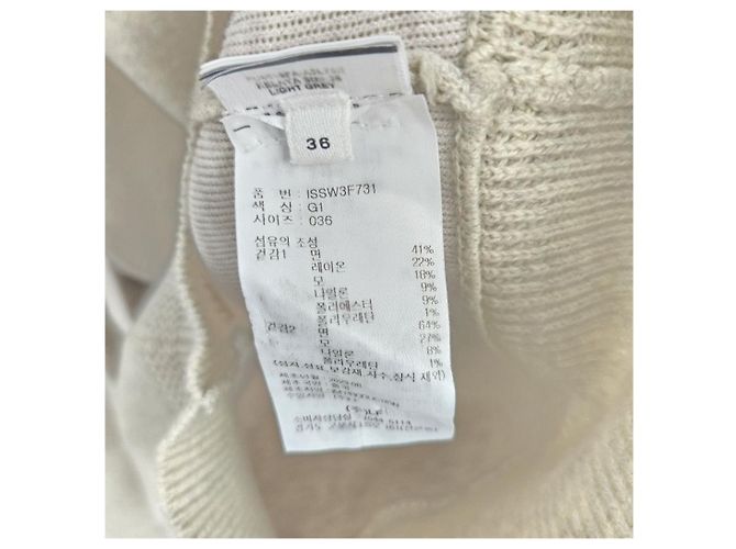 Isabel Marant Strickoberteil Creme - Ansicht 8