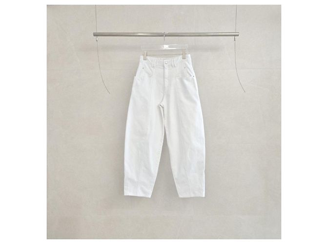 Isabel Marant Pantalones de denim blancos Bettan - vista 2