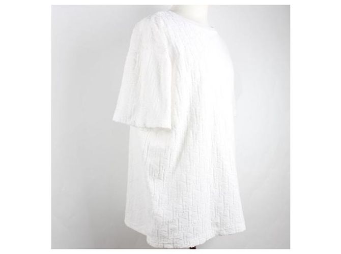 Dior Oblique Terry Cotton Short Sleeve White XL - Ansicht 7
