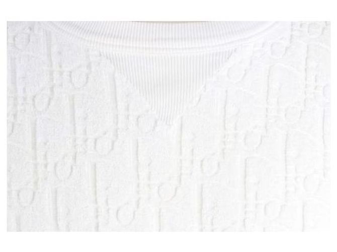 Dior Oblique Terry Cotton Short Sleeve White XL - Ansicht 8