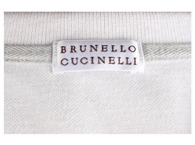 Brunello Cucinelli PK Kurzarm-Poloshirt mit besticktem Logo XL - Ansicht 7
