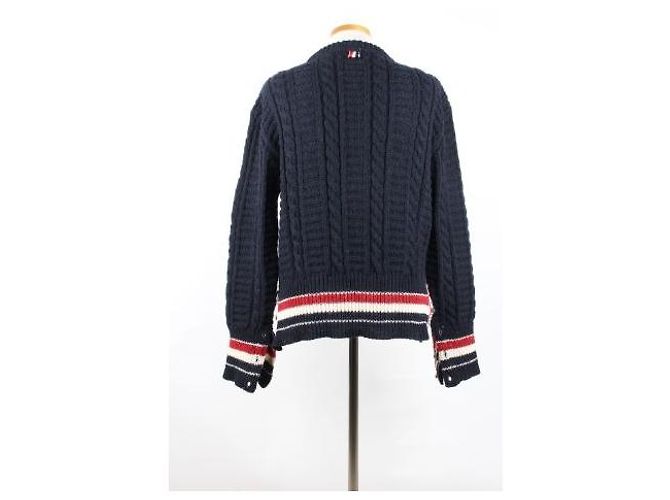 Thom Browne Donigal Cable RWB Knit - view 2