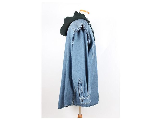 Balenciaga Denim-Hemd mit Doppelschicht - Ansicht 3