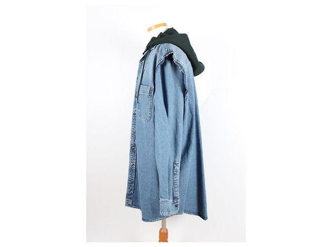 Balenciaga Denim-Hemd mit Doppelschicht - Ansicht 5