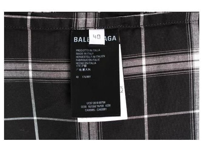 Balenciaga Denim-Hemd mit Doppelschicht - Ansicht 8