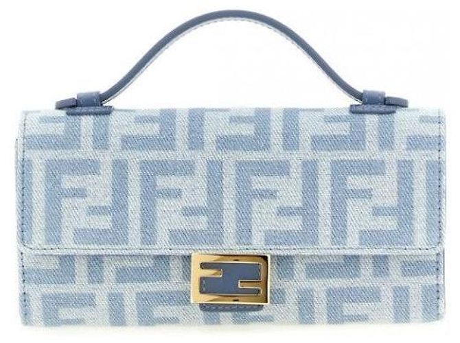 Fendi Cartera larga con cadena Baguette - vista 4