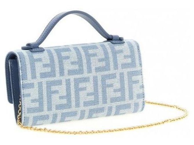 Fendi Cartera larga con cadena Baguette - vista 5