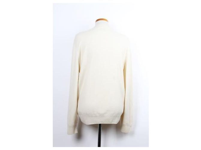 Hermès Leather Patch Wool Half-Zip Knit - view 2