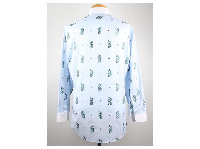 Camicia Gucci Serpente in Pelle - vista 10