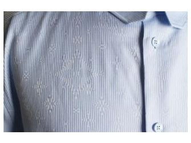 Louis Vuitton Camicia a righe Monogram Blue - vista 6