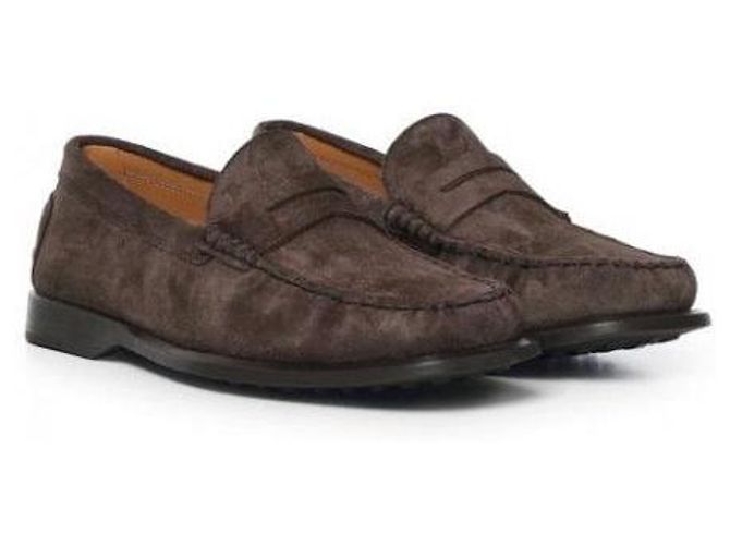 Tod's Mocassini slip-on in camoscio - vista 4