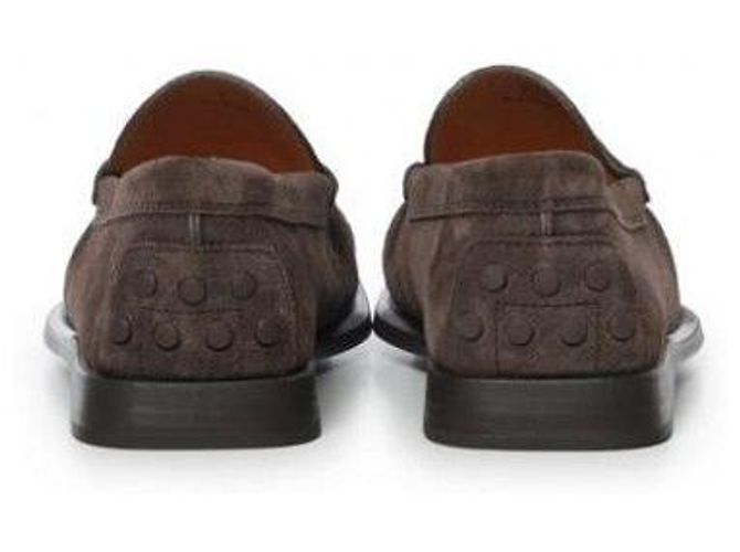 Tod's Mocassini slip-on in camoscio - vista 5