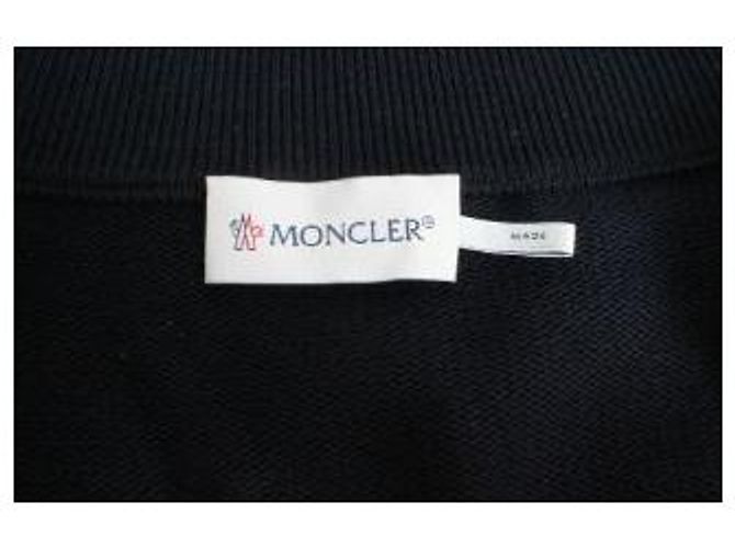Moncler Leichte gesteppte Strickjacke mit Logo für Kinder - Ansicht 5