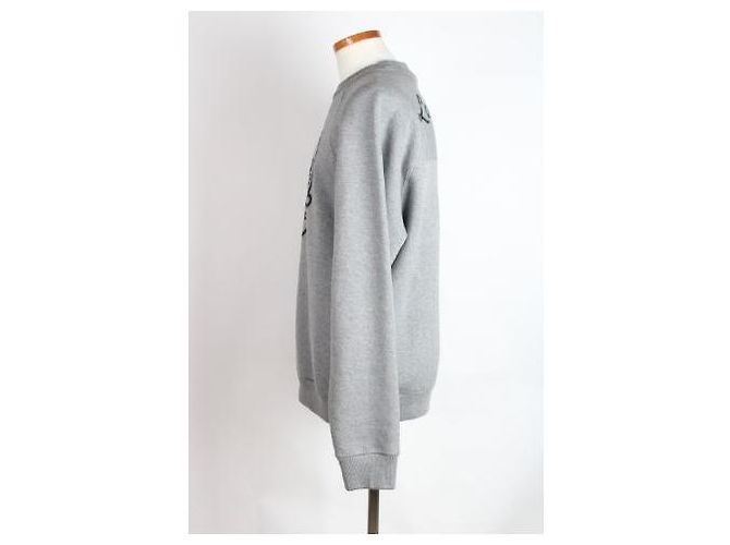 Louis Vuitton Sudadera de forro polar Nigo Logo Gray - vista 3