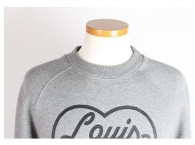 Louis Vuitton Sudadera de forro polar Nigo Logo Gray - vista 5