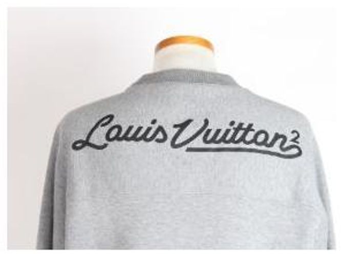 Louis Vuitton Sudadera de forro polar Nigo Logo Gray - vista 6
