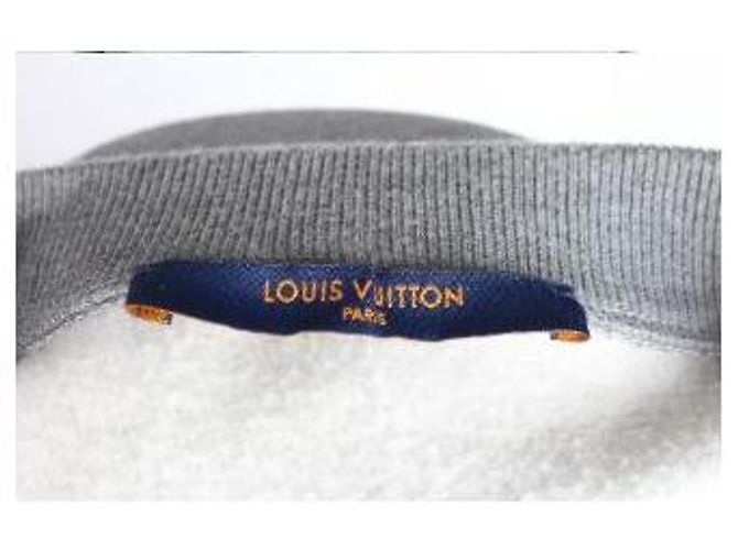 Louis Vuitton Sudadera de forro polar Nigo Logo Gray - vista 7