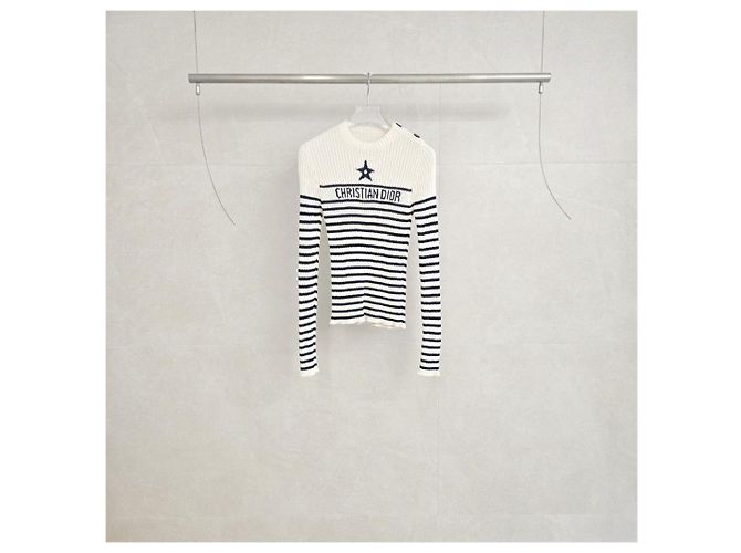 Dior Riviera Strickpullover Ecru Black - Ansicht 2