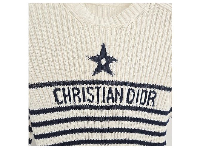 Dior Riviera Strickpullover Ecru Black - Ansicht 4