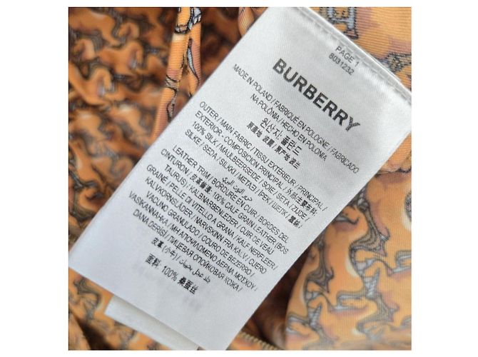 Burberry Seiden-Windjacke mit Einhorn-Print - Ansicht 11