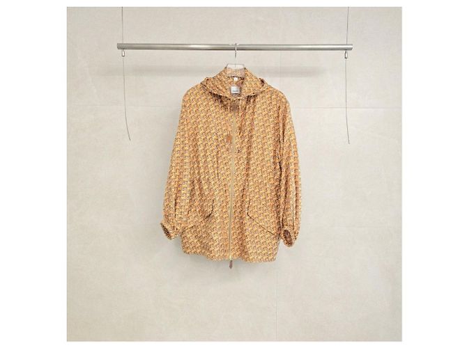 Burberry Seiden-Windjacke mit Einhorn-Print - Ansicht 2