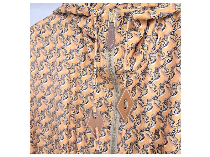 Burberry Seiden-Windjacke mit Einhorn-Print - Ansicht 4