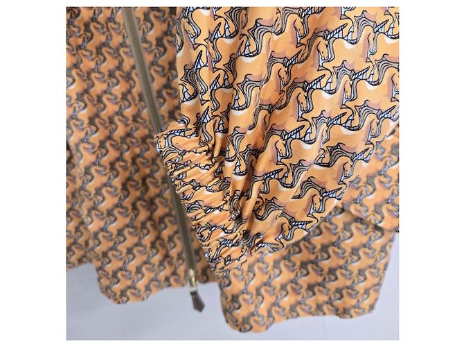 Burberry Seiden-Windjacke mit Einhorn-Print - Ansicht 7