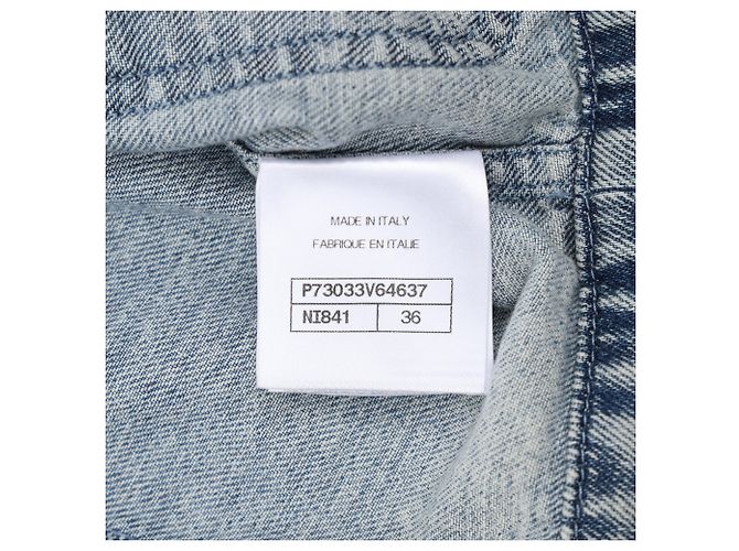 Chanel Crop Denim Jacke Größe - Ansicht 15