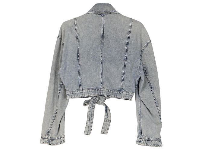 Chanel Crop Denim Jacke Größe - Ansicht 2