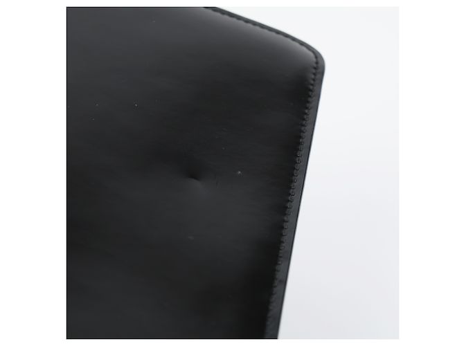Prada Borsa a tracolla con catena in pelle spazzolata con logo Triangle Nero - vista 13