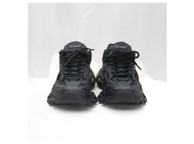 Balenciaga Sneakers Track in gomma e nero - vista 2