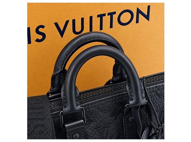 Louis Vuitton Keepall 25 TUILLEON Nero - vista 4