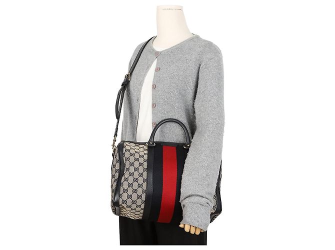 Gucci Borsa a Tracolla Boston Tote - vista 12