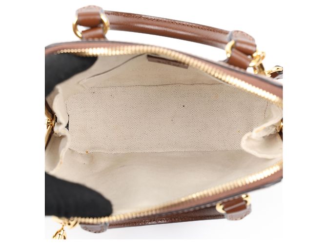 Gucci Horsebit Mini Top Handle Bag Braun - Ansicht 14