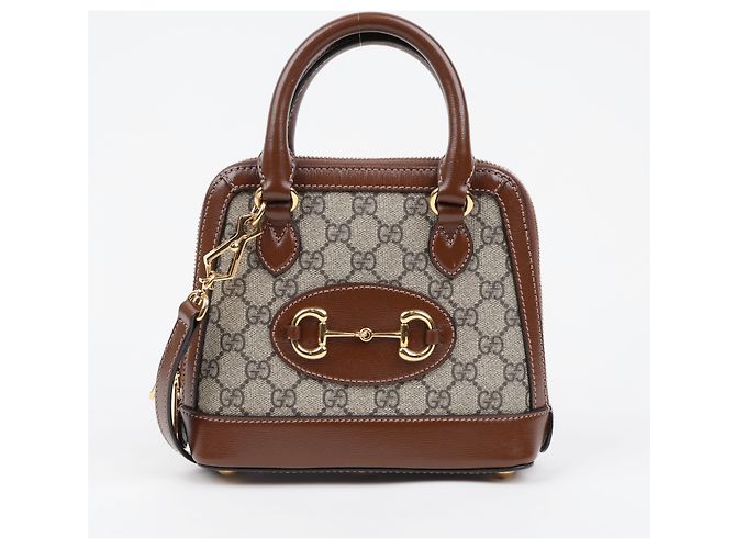 Gucci Horsebit Mini Top Handle Bag Braun - Ansicht 2