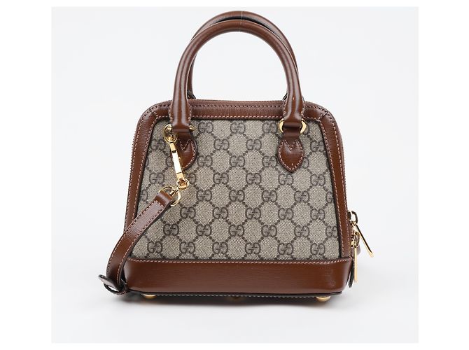 Gucci Horsebit Mini Top Handle Bag Braun - Ansicht 4