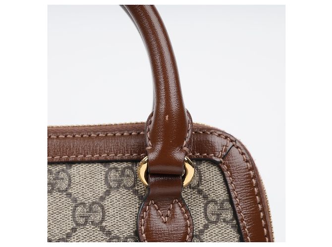 Gucci Horsebit Mini Top Handle Bag Braun - Ansicht 5