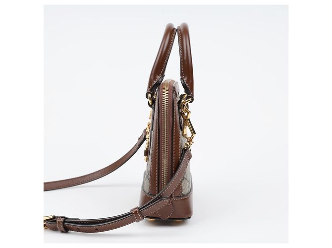 Gucci Horsebit Mini Top Handle Bag Braun - Ansicht 6