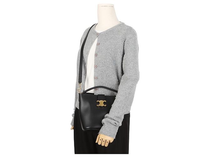 Céline Borsa a spalla Louise Small Tote - vista 12