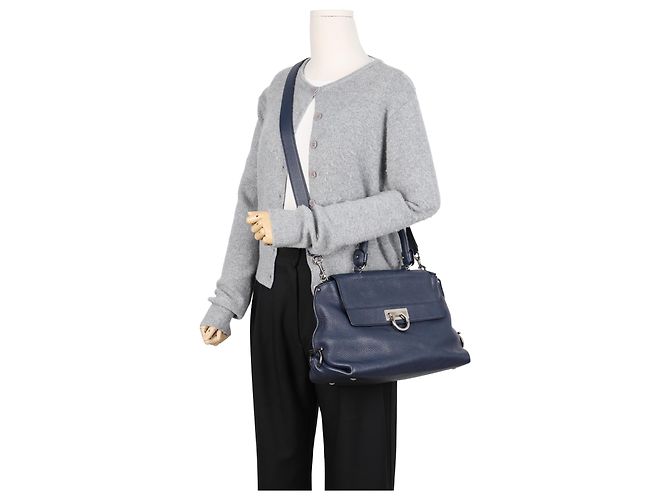 Salvatore Ferragamo Borsa a spalla tote grande - vista 19