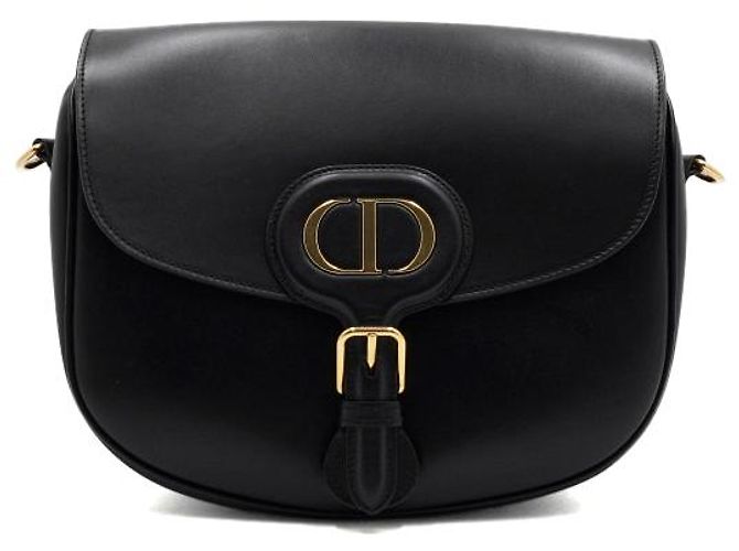 Dior Borsa a spalla e crossbody Bobby Large in vitello morbido nero - vista 10