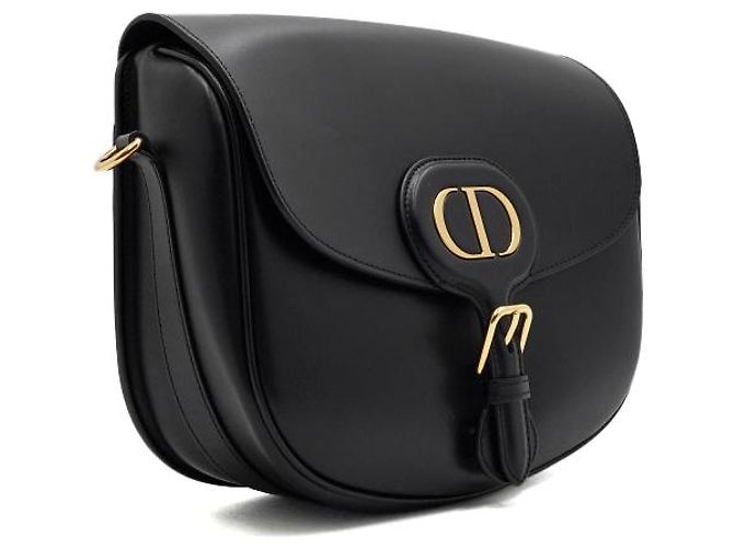 Dior Borsa a spalla e crossbody Bobby Large in vitello morbido nero - vista 11