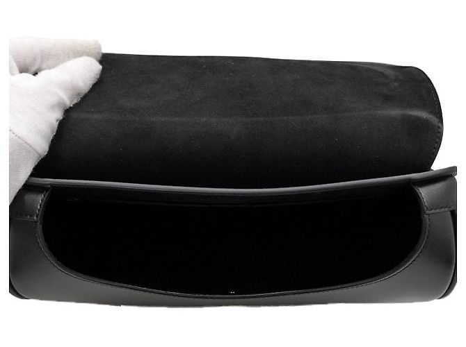 Dior Borsa a spalla e crossbody Bobby Large in vitello morbido nero - vista 3